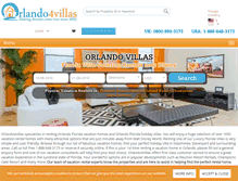 Tablet Screenshot of orlando4villas.com